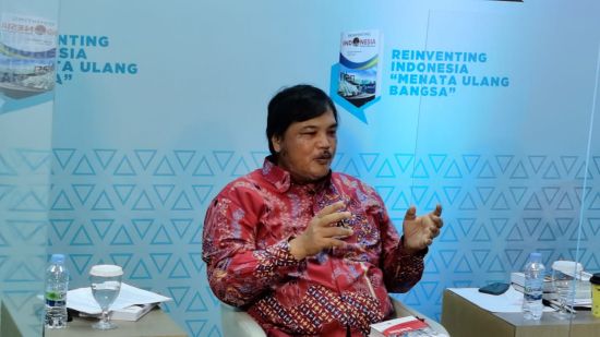 Toto Pranoto dalam peluncuran buku Reinventing Indonesia, Menata Ulang Bangsa di Beritasatu Plaza, Rabu (23/9/2020). (Foto: Beritasatu/Primus Dorimulu)