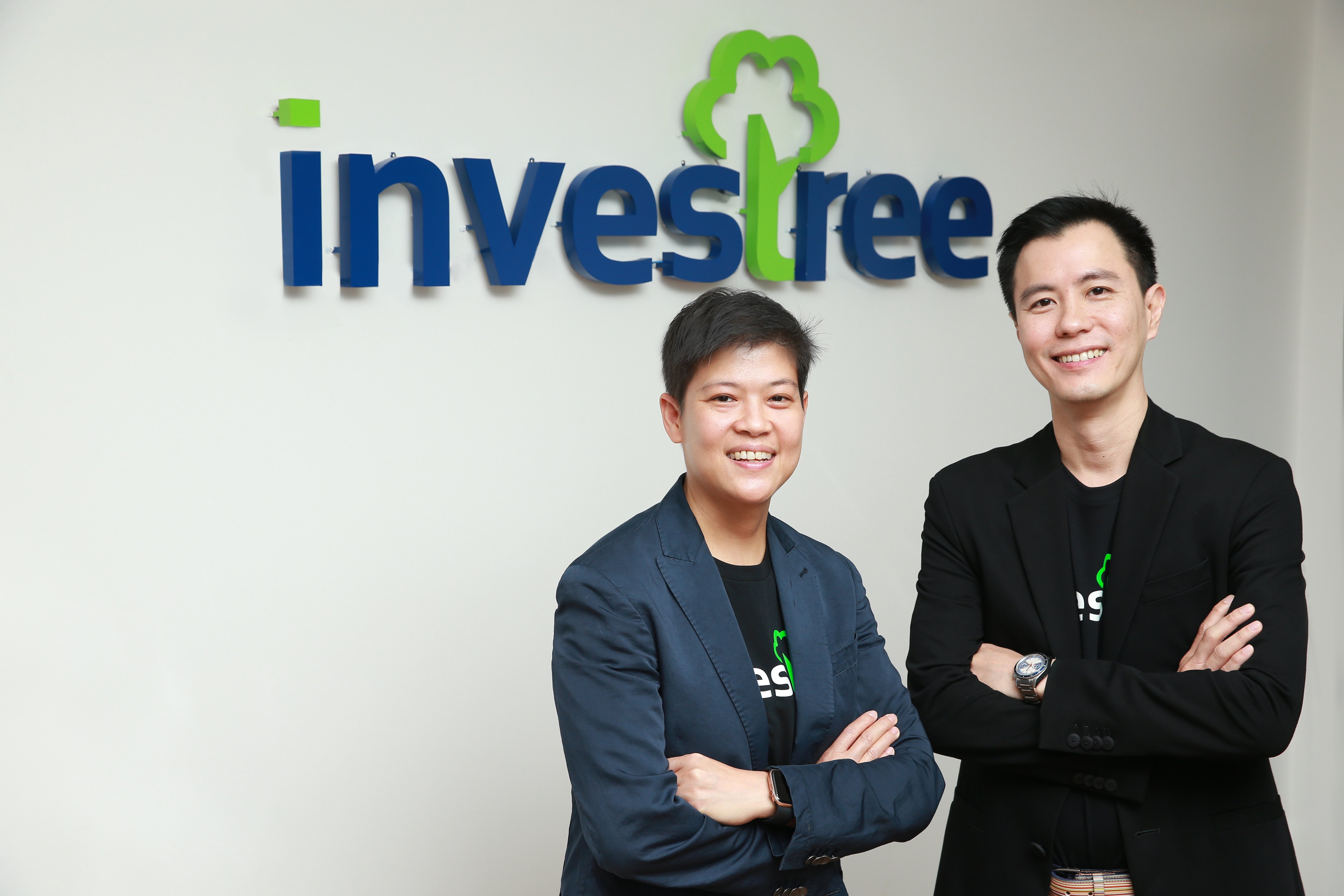 Co-Founder & Chief Operating Officer Investree Thailand, Worakorn Sirijinda (kanan), bersama  Co-Founder & CEO  Investree Thailand, Natsuda Bhukkanasut, di kantor Investree Thailand. (foto ist)