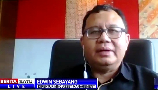 Edwin Sebayang, Direktur MNC Asset Management dalam diskusi Zooming with Primus - Startup Masuk Bursa, Live di Beritasatu TV, Kamis (24/6/2021). Sumber: BSTV