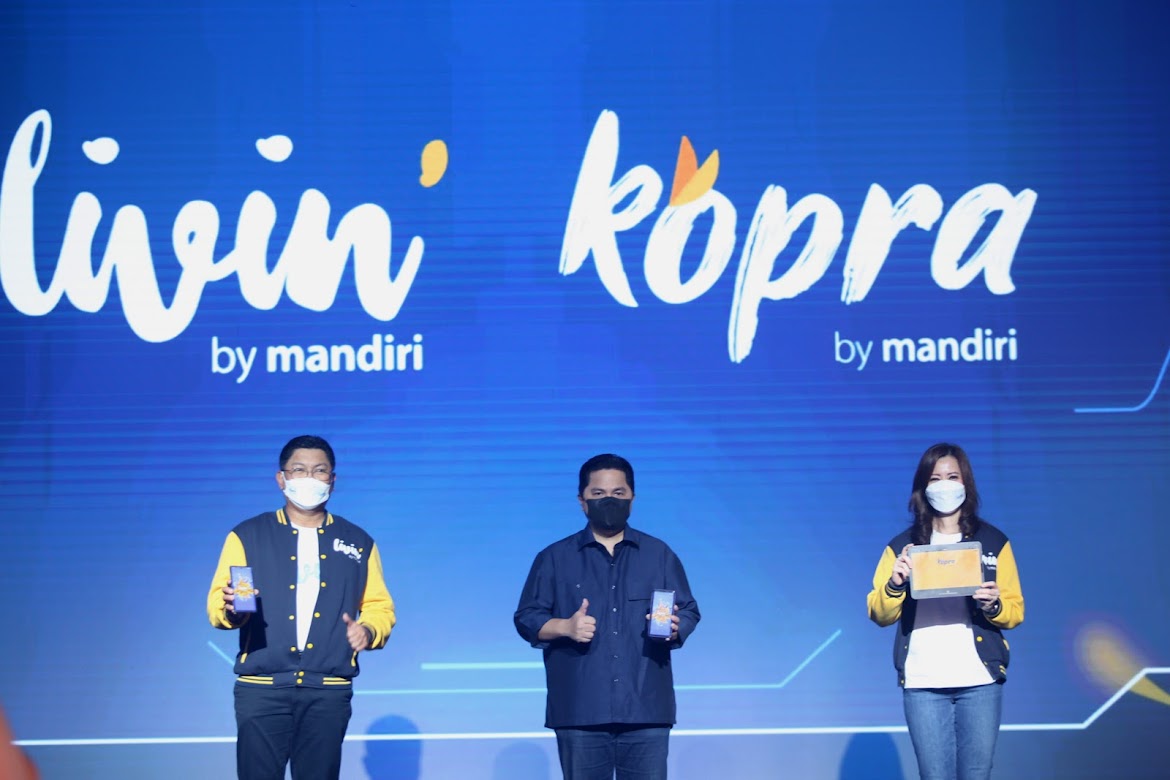 Bank Mandiri menghadirkan layanan digital single access platform yang bertajuk Wholesale Digital Super Platform Kopra by Mandiri.