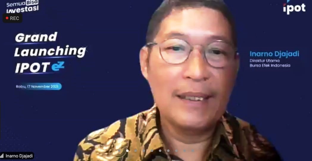 Direktur Utama Bursa Efek Indonesia (BEI), Inarno Djajadi