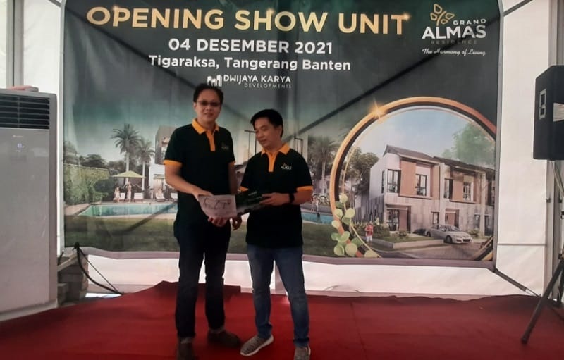 Dwijaya Karya Group melalui PT Karya Cipta Papan meluncurkan proyek properti teranyarnya Grand Almas Residence, Tigaraksa.  