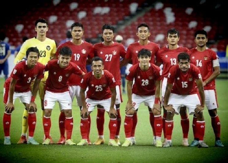 Timnas Indonesia asuhan pelatih asal Korea Selatan Shin Tae Yong 
