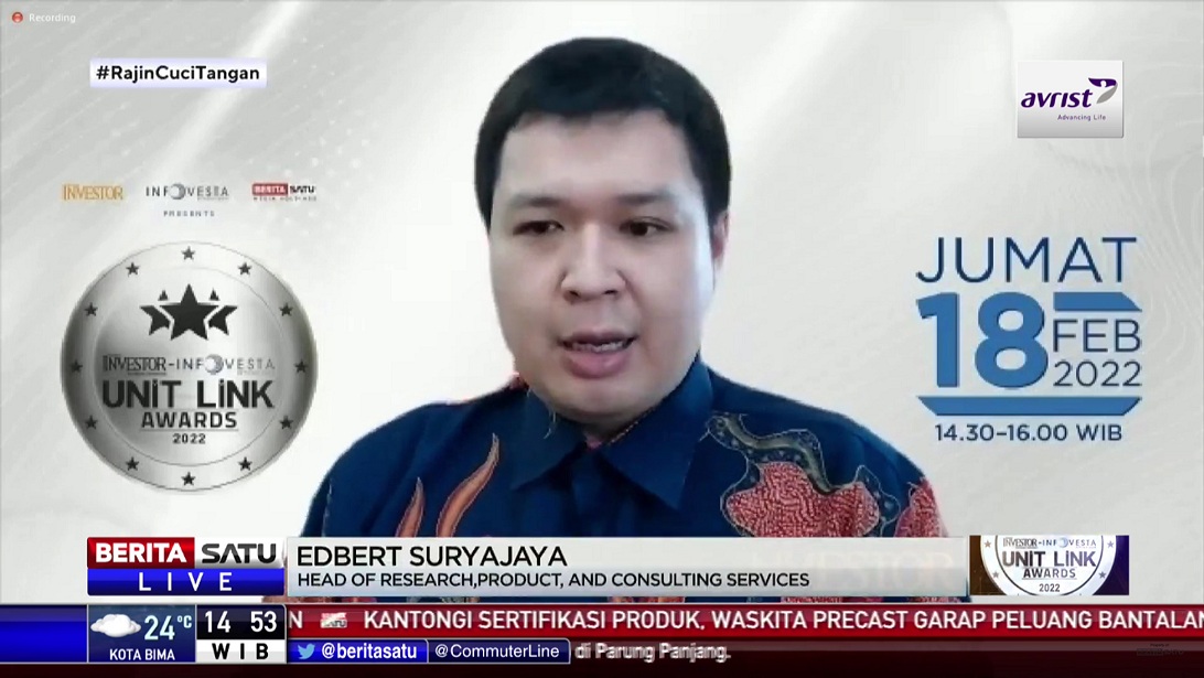Head of Research, Product, and Consulting Services Infovesta Utama Edbert Suryajaya. Foto: Beritasatu Photo/Uthan AR