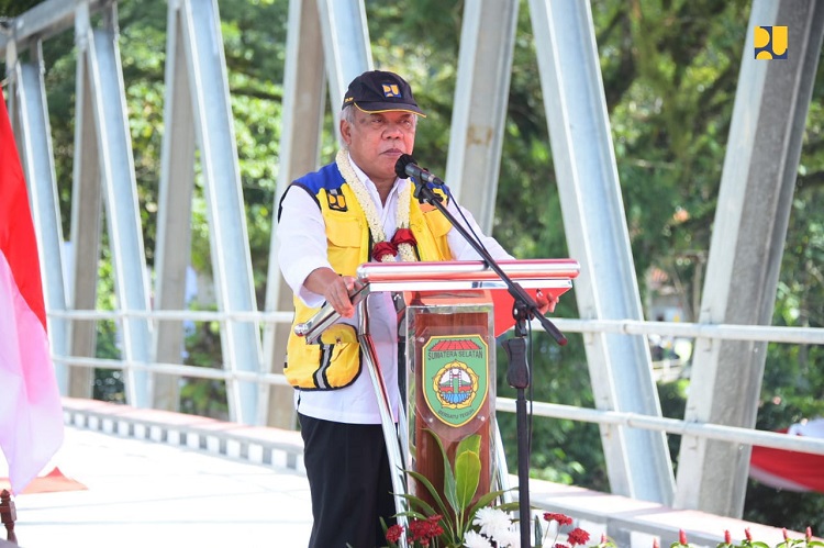 Menteri PUPR Resmikan Jembatan Air Lontar di OKU Sumsel
