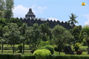 Candi Borobudur siap menyambut wisatawan pada liburan Lebaran 2022